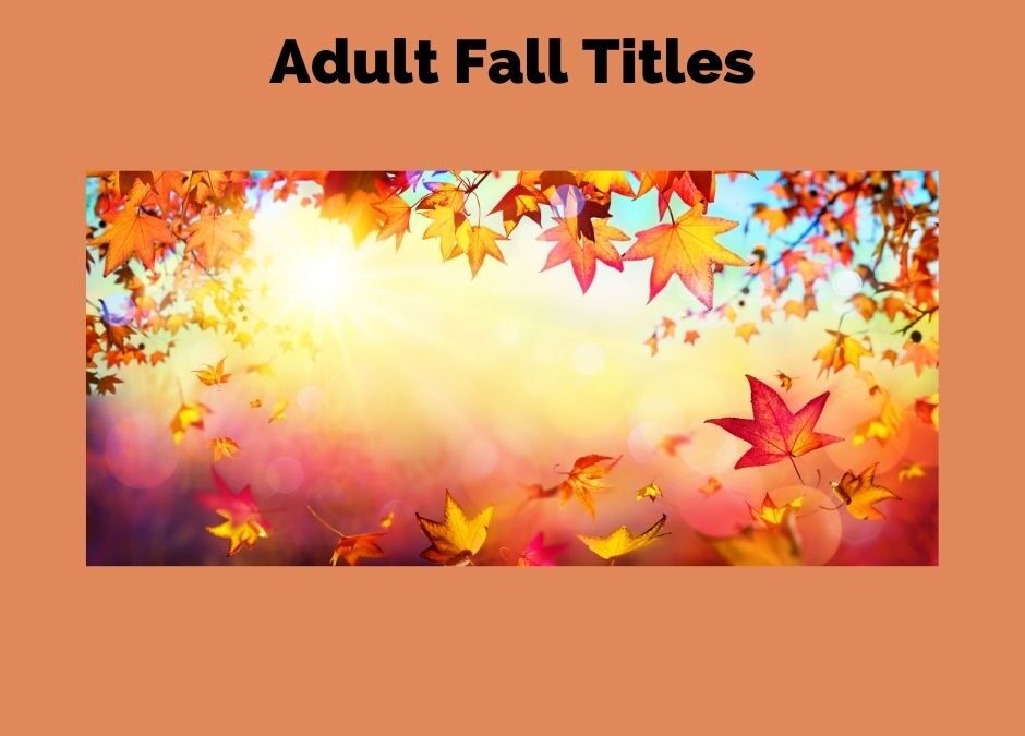 New Fall Titles